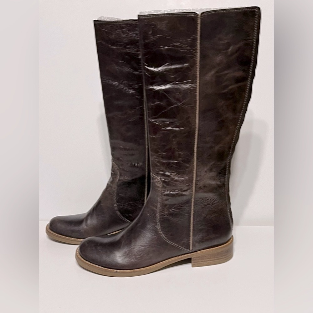 Vintage J.Jill Brown Leather Boots